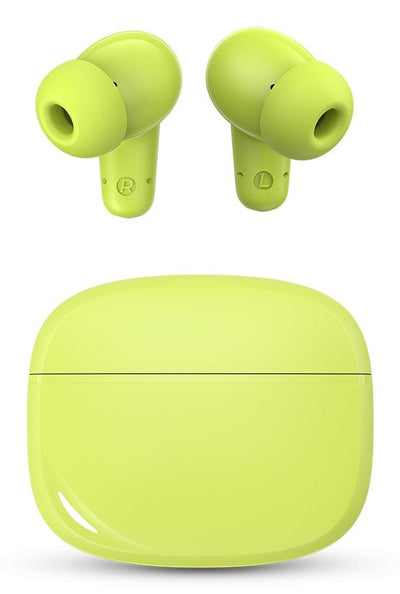Spc Headphones Bluetooth Boost Buds With Case Charging Battery Life 7.5H Green File — image 1