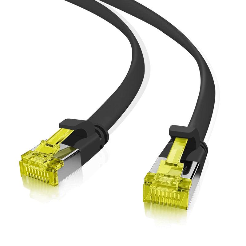 Helos Ultraplano Network Cable U/FTP CAT.6A Black 15,0M