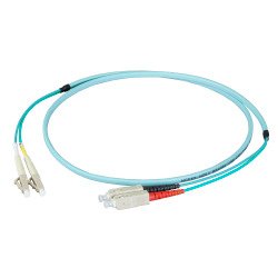 Efb Duplex Network Cable Flat-twin Lc-sc OM3 35M Lszh 3X5MM Aqua