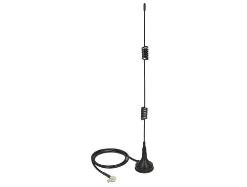 Delock Antenna LTE Male TS-9 90° 2 - 3 dBi Omnidirectional Fixed With Base Magnética And Cable Connection RG-1 — image 1