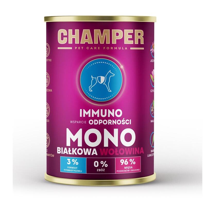 Champer Immuno Beef - Comida Húmeda Perros - 400G