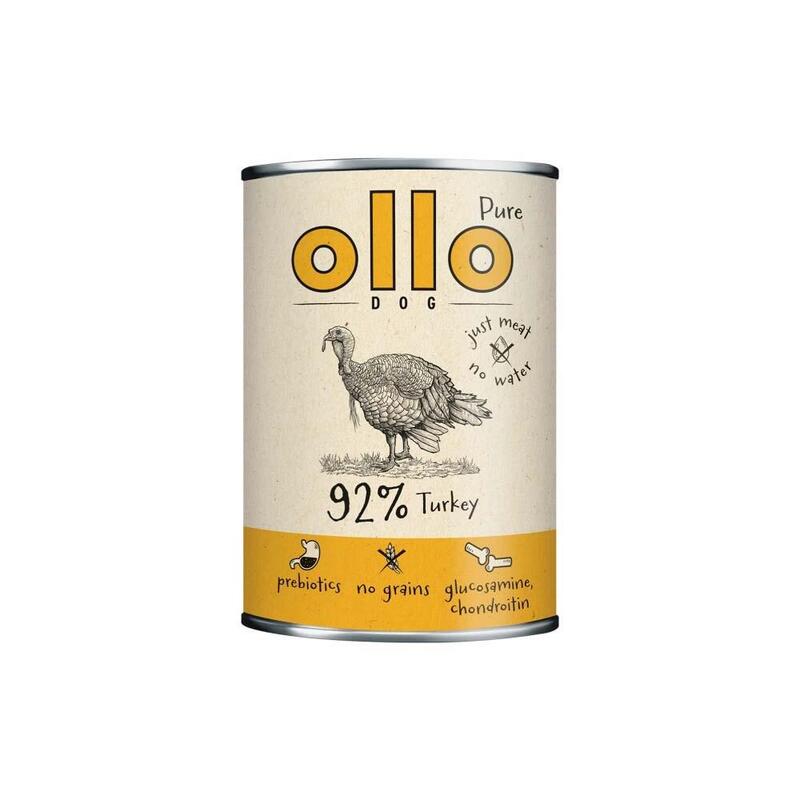 Ollo Comida Húmeda Perros Pure Turkey 850G