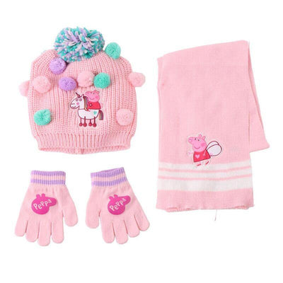 Set Gorro Gloves Braga Cuello Peppa Pig — image 1