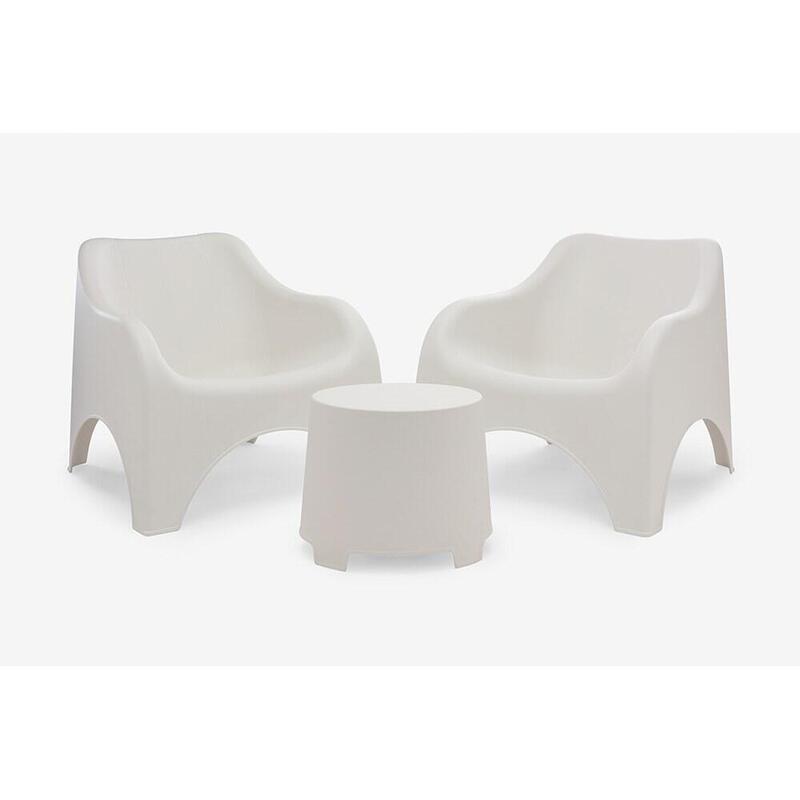 Set Garden Cloud 3 Pieces White