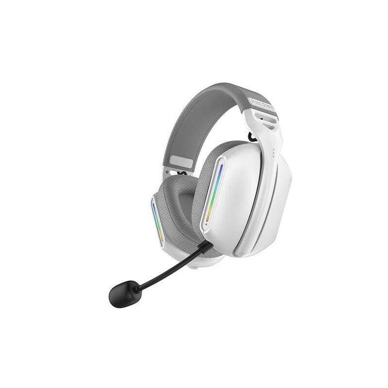Coolsound Auricular Gaming G11 Bluetooth - Iluminación RGB - Blanco