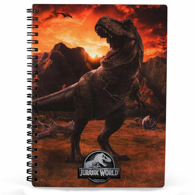 Notebook 3D Into The Wild Jurassic World