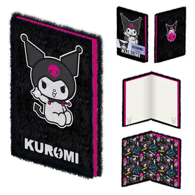 Notebook Plush Toy A5 Kuromi Hello Kitty — image 1