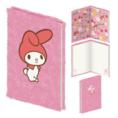 Notebook Plush Toy A5 My Melody Hello Kitty — image 1