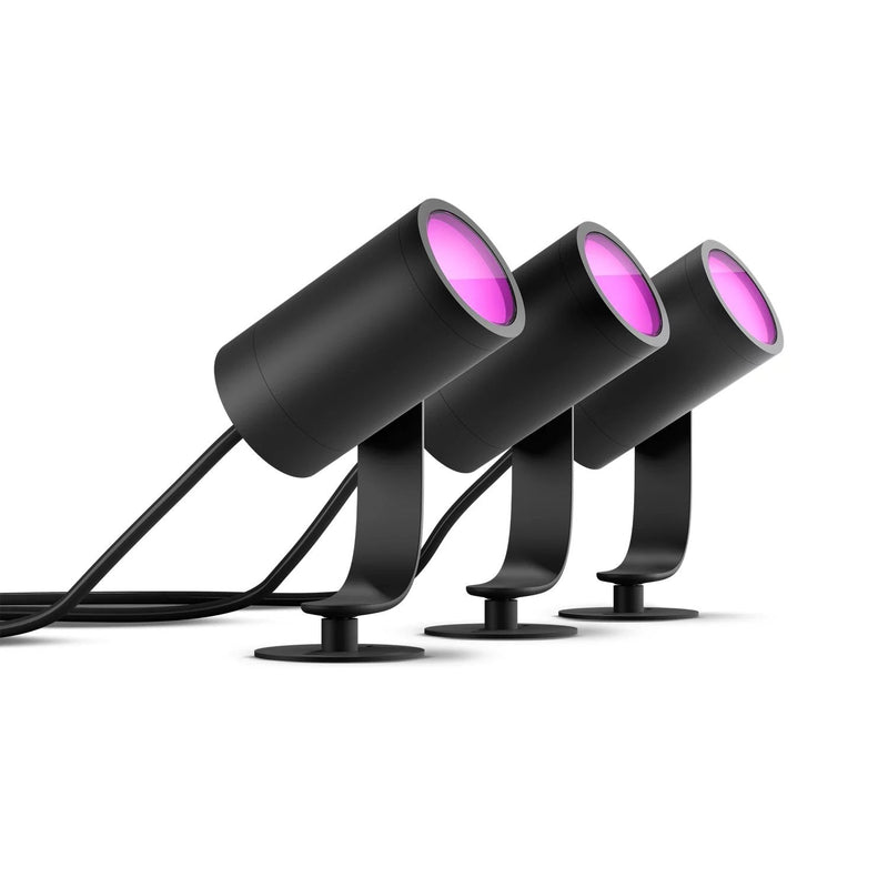 Philips Foco - Hue Lily, 3 Focos, Inteligentes, Outdoor Led, Light White And Colour Smart Home