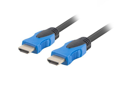 Lanberg HDMI Cable CA-HDMI-20CU-0200-BK Connectors Male/Male Chapados Oro Resolution Up To 3840*2160 20 Metres — image 1