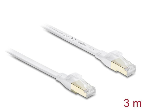Delock RJ45 Flachband Network Cable CAT.8.1 U FTP 40Gbps, 3M — image 1