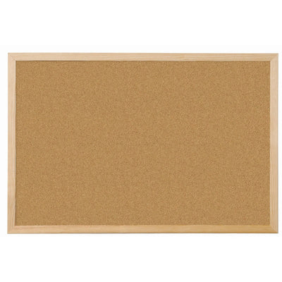Q-connect Whiteboard Corcho 60X40CM Frame Wood — image 1