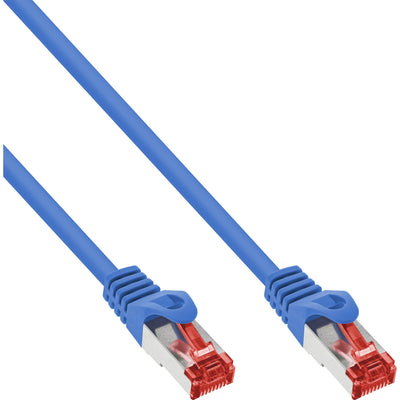 Inline Network Cable S/FTP Pimf CAT.6 250MHZ Pvc Blue Cobre 1M — image 1