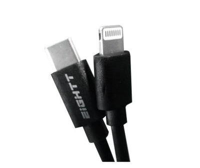 Eightt USB Cable -c a Lightning 1METRO Nylon Black — image 1