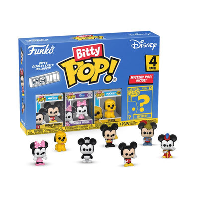 Blister 4 Figuras Bitty Pop Disney Mickey — image 1