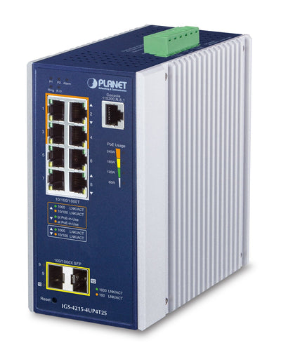 Planet Industrial 4-PORT Managed Switch IGS-4215-4UP4T2S — image 1