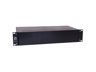 Level One Chasis Convertidores Medios 14 Slots With Power Supply Redundante — image 1