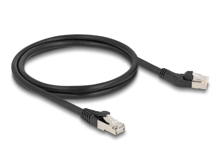 Delock RJ45 Network Cable CAT.6A S/FTP Male a Male Gerade 1M Black