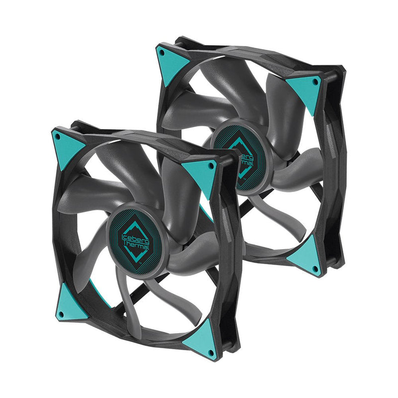 Iceberg Thermal Fan Icegale - 140MM Black (2ER Pack)