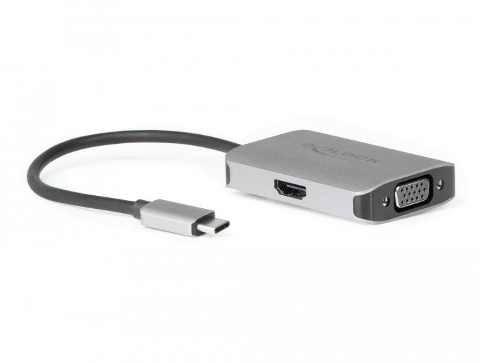 Delock USB Type-c Splitter DP Altmode 1 X HDMI + 1 X VGA Out