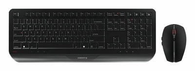 Cherry Desktop Gentix [eu/Us] Wl Black Us-englisch With Euro Symbol Keyboard RF Wireless Black — image 1