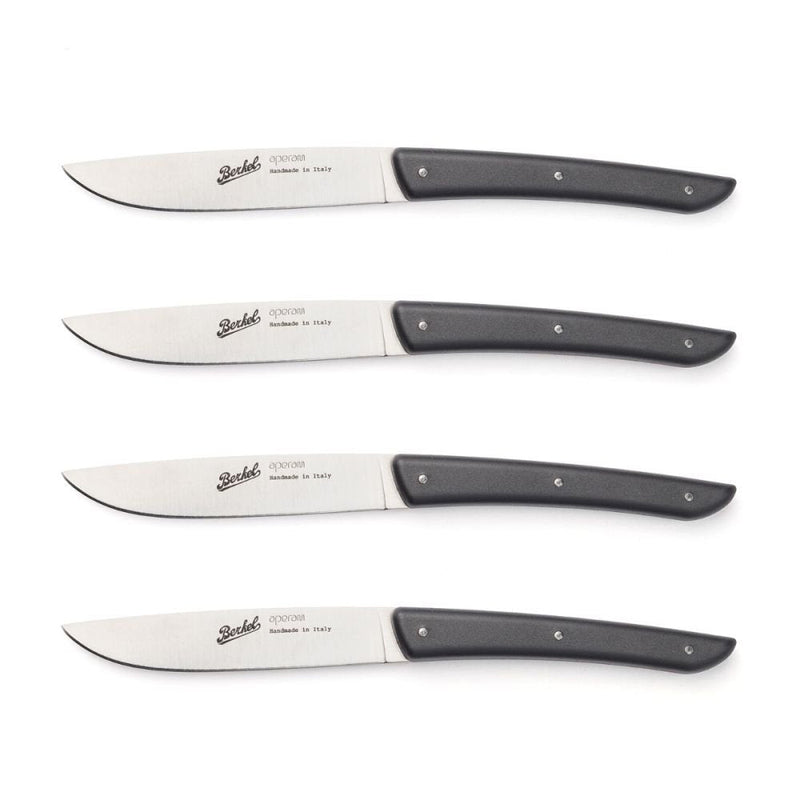 Berkel Set Of Knives Carne 4 Units Colour Black