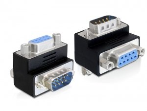 Delock Adapter Sub-d 9 Pin Male Female 90° Angular