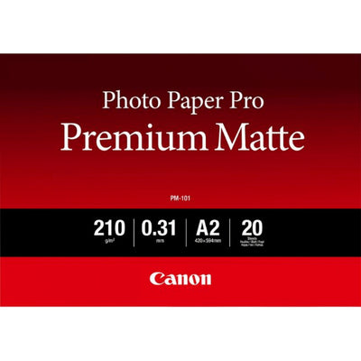 Canon Paper Fotografico 8657B017 Pro Premium PM-101 Ink Printing/ A2/ 420X594MM/ 20 Hojas — image 1