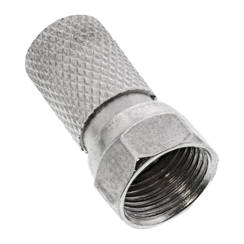 Inline F-plug Male Cable Coaxial With Cover Cable 7,5MM