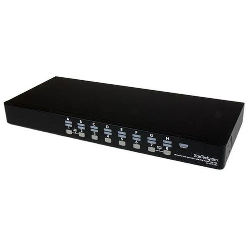 StarTech.com Conmutador Switch KVM 1U Osd And Cables 16 Ports USB a Vídeo VGA HD15 Conmutador KVM 16 X KVM Por — image 1