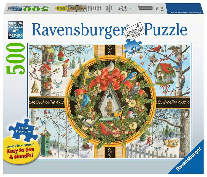 Ravensburger Puzzle Large Pieces Singvögel Im Winter 500 Pieces 16835