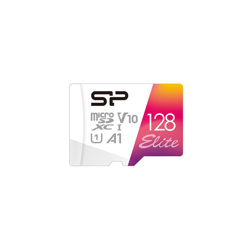 Memory Card Silicone Power Elite Micro Sdxc 128GB Uhs-i A1 V10