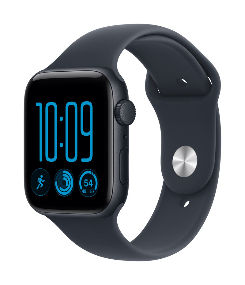 Apple Watch Se 3 GPS 44MM Midnight Aluminium Case With Navy Blue Sport Band - S M