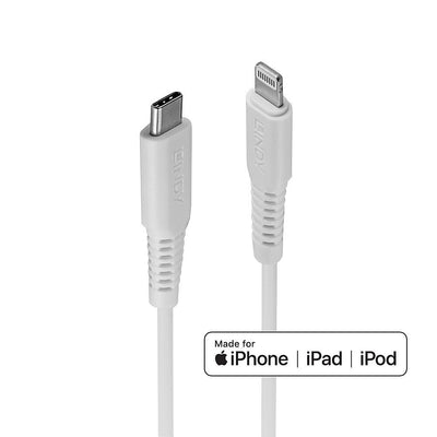 Lindy 31317 Cable Connector Lightning 2M White (Lindy 2M USB C To Lightning Cable White) — image 1