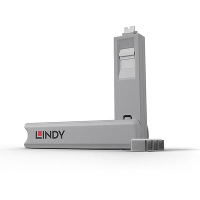 Lindy 40427 Bloqueador Port Bloqueador Port + Clave USB Type-c White 5 Pieces — image 1