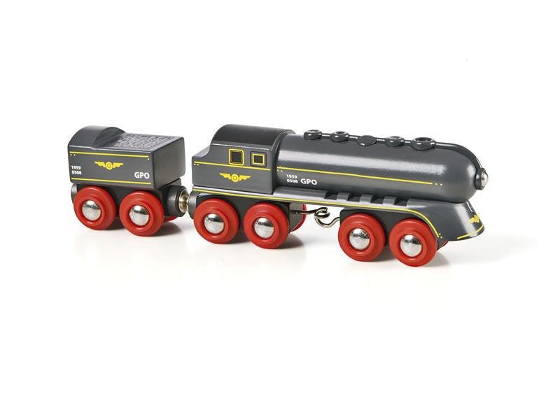 Brio World Black Ball Lightning With Ténder, Vehículo Toy Black