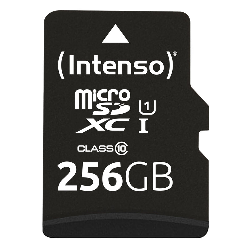 Premium 256GB Microsdxc, Speicherkarte Negro Class 10 Uhs-i