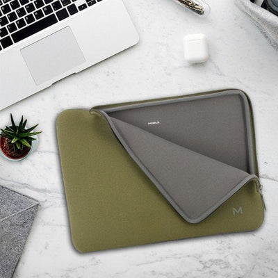 Mobilis 049020 Case Laptop 36,1CM (14.2) Green Grey — image 1