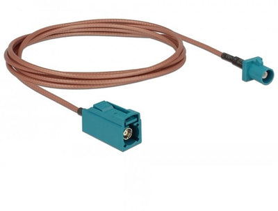 Delock Cable Antenna Fakra Z Male Fakra Z Female RG-316 1,8M — image 1