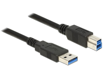 Delock USB Cable 3.0A Male USB 3.0 B Male 1,5M — image 1