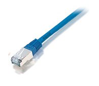 Equip Network Cable CAT.5E Sf/UTP 2x RJ45 7.50M Blue Polybeutel — image 1