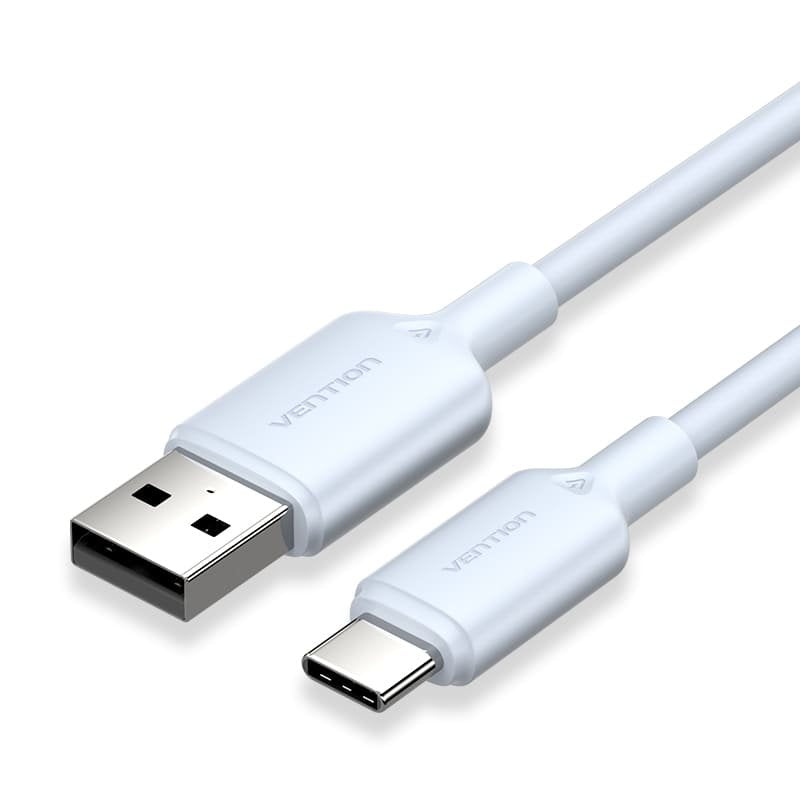 Vention USB Cable 2.0 Type-c Ctqlf USB Type-c Male USB Male Up To 60W 480Mbps 1M Blue