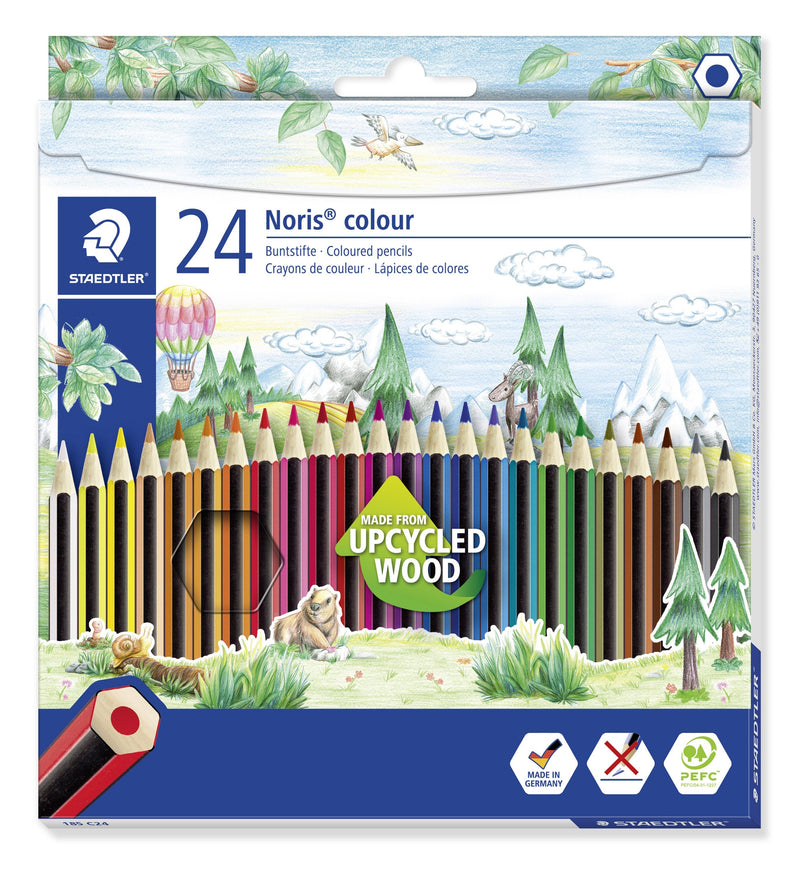 Staedtler Case 24 Pencils Colours Noris Colour Surtidos 185 C24 Staedtler 185 C24