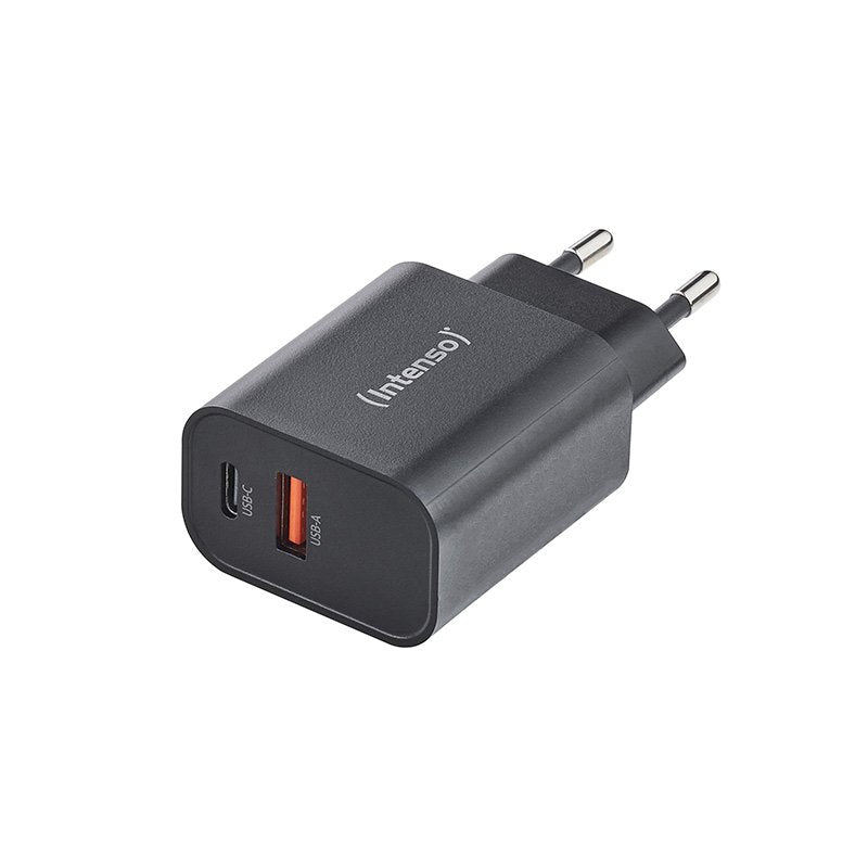 Intenso Charger Usb-ladegerät 1 X USB-A 1 X USB-C 30 Watt Black