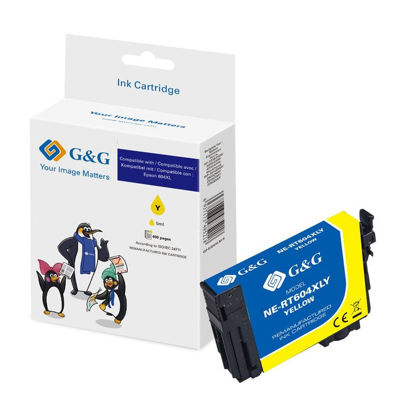G&g Ink Cartridge Compatible Epson 604XL - Yellow