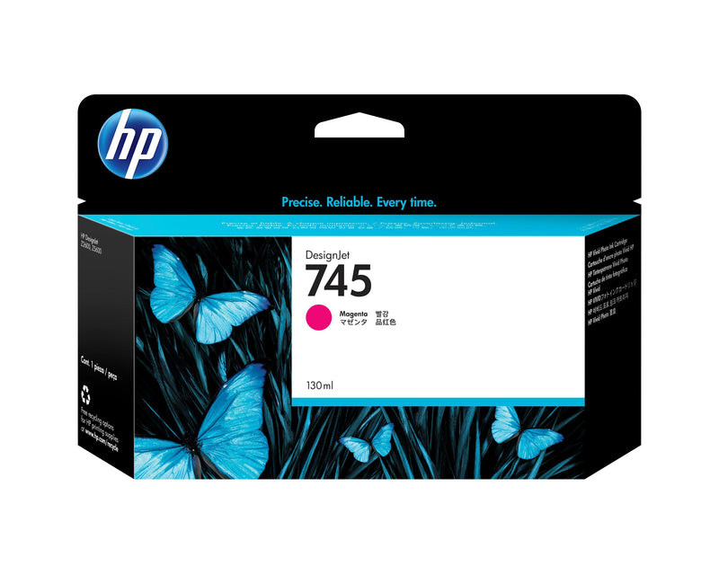 HP Genuine Ink Nº 745 Magenta Designjet Z2600 24-IN Postscript, Designjet Z5600 44-IN Postscript