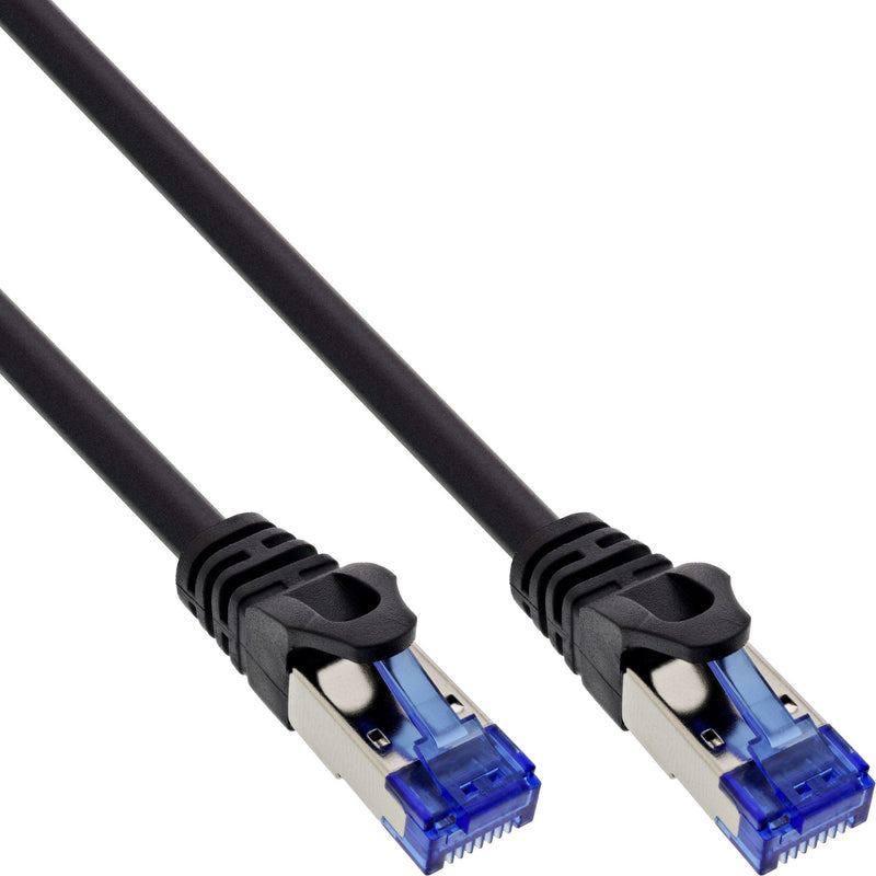 Inline® Network Cable Armoured, U/FTP, CAT.6A, Black, 5M