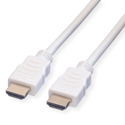 Value HDMI High Speed Cable With Ethernet, White 10M — image 1