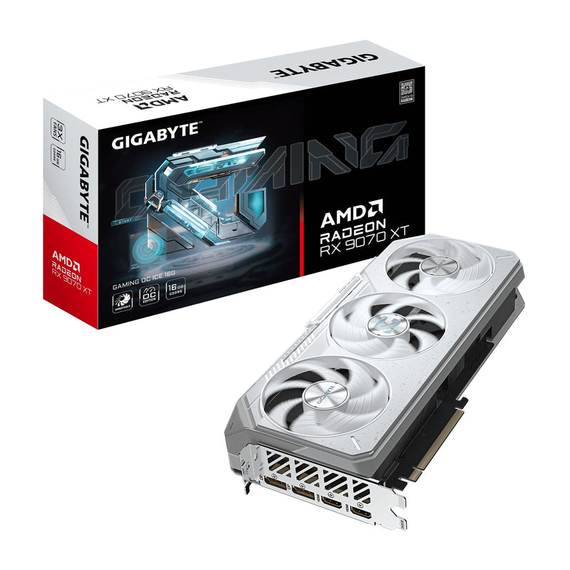 Gigabyte Radeon RX9070 Xt Gaming Oc Ice 16GB GDDR6 2x HDMI 2X
