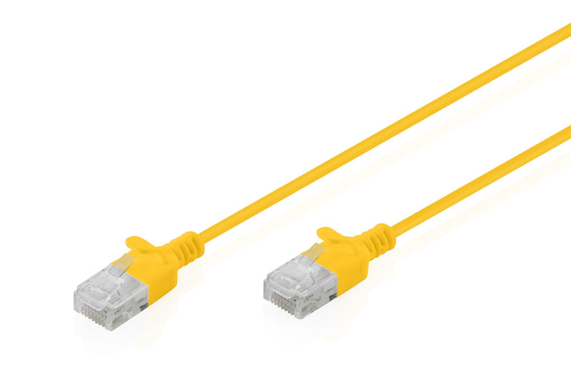 CAT.6 U-UTP Slim Network Cable, 1,5M, Yellow
